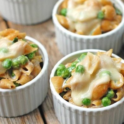 Super tasty farmer's market pasta in ramekins | pinchofyum.com