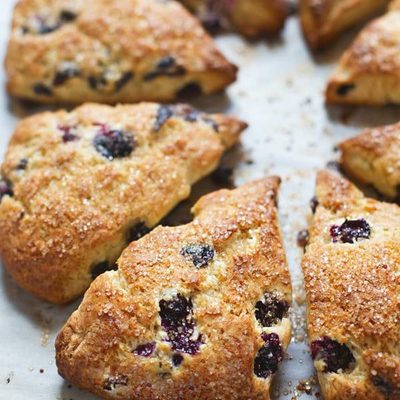 A picture of Bakery Style Blueberry Scones